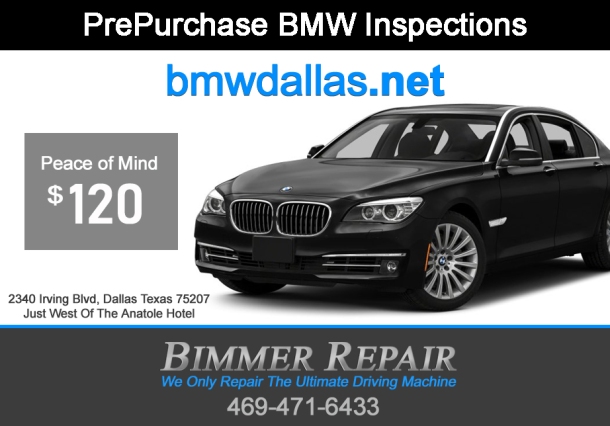 @BimmerRepair #BMW #DALLAS #REPAIR #PrePurchseInspections